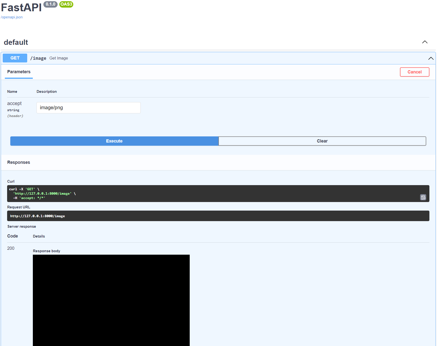 Not getting user user given value for "Accept" header from swagger ui