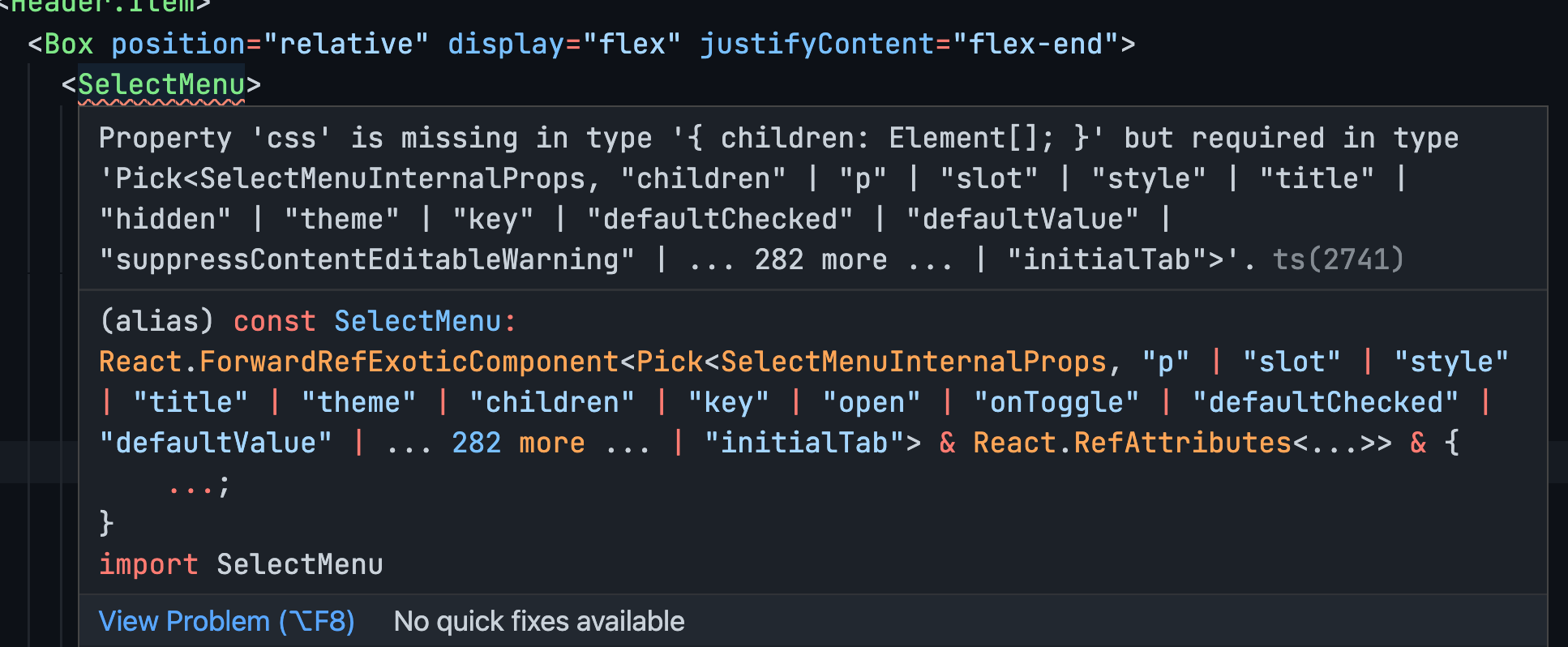 SelectMenu has required css property · Issue #1380 · primer/react · GitHub