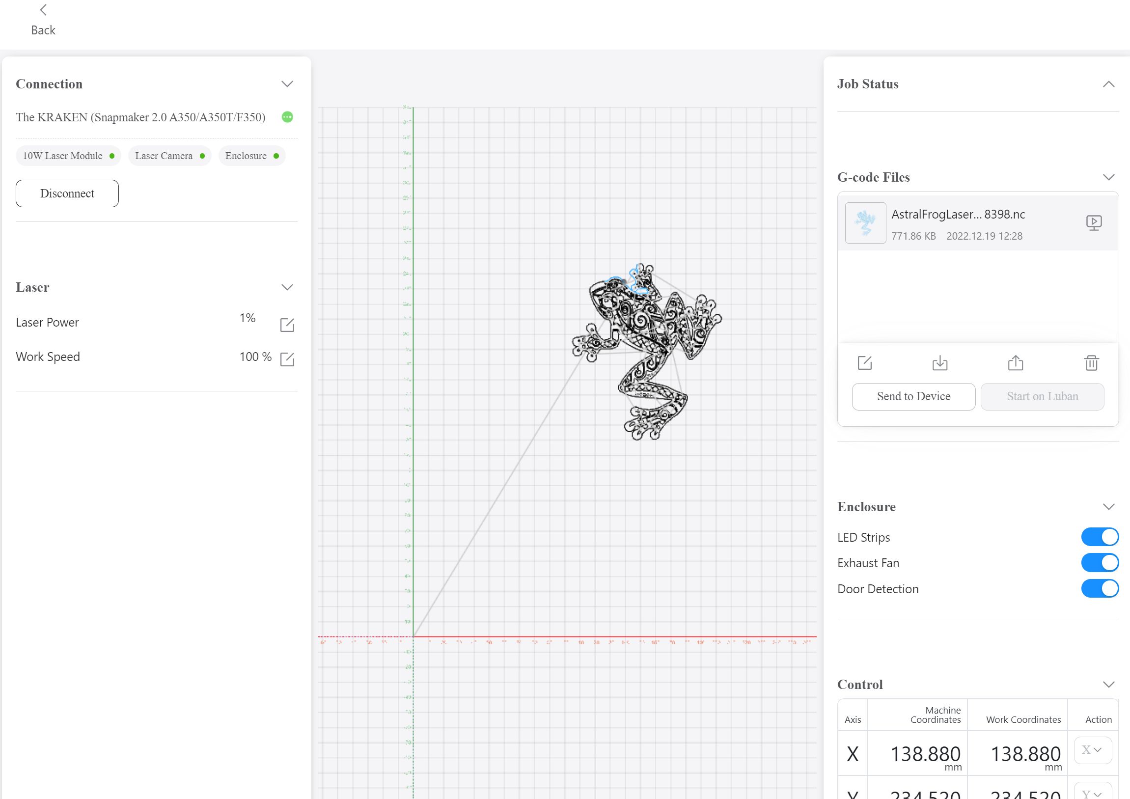 Bug: Can't Pause or Resume Luban Laser Projects · Issue #1819