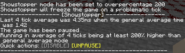 over percentage frozen trigger