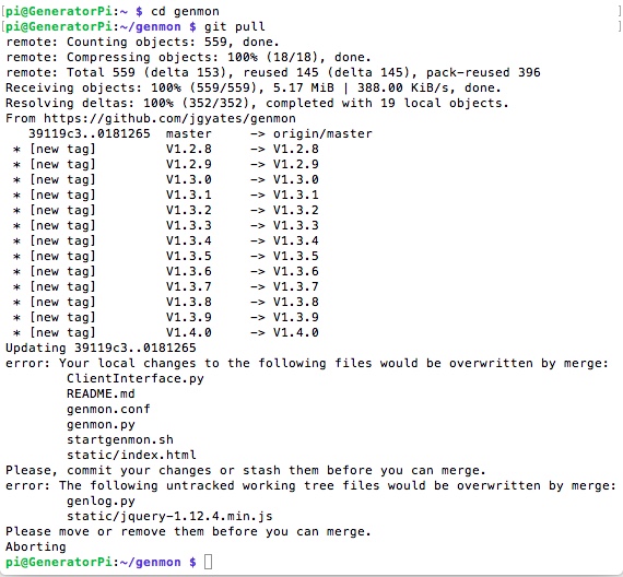 updating question · Issue #67 · jgyates/genmon · GitHub