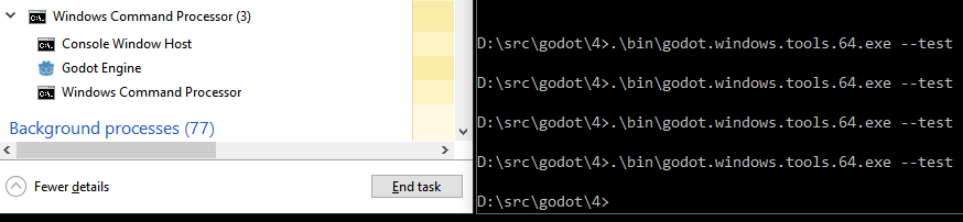 The output of doctest is not visible when running tests on Windows ...