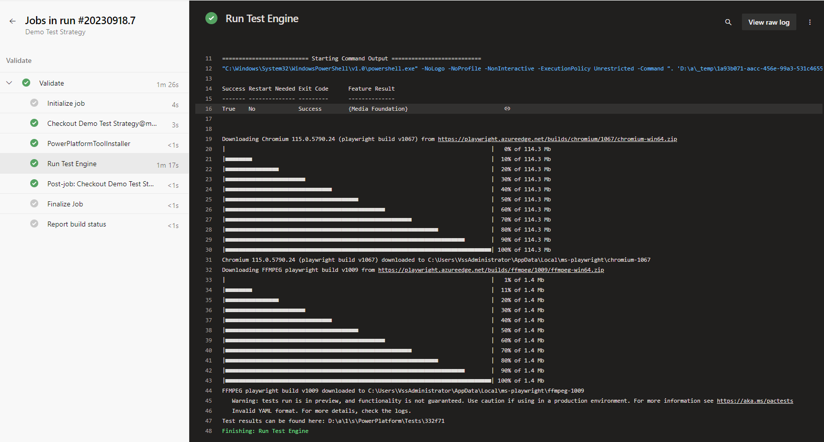 Unable to Run Test Engine in ADO Pipeline · Issue #307 · microsoft ...