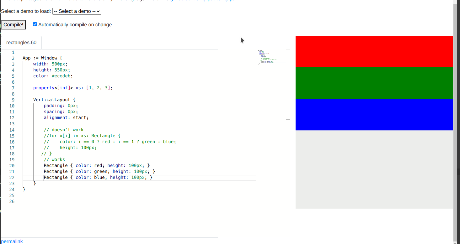 for loop is not equivalent to manual copy paste · Issue #147 · slint-ui ...
