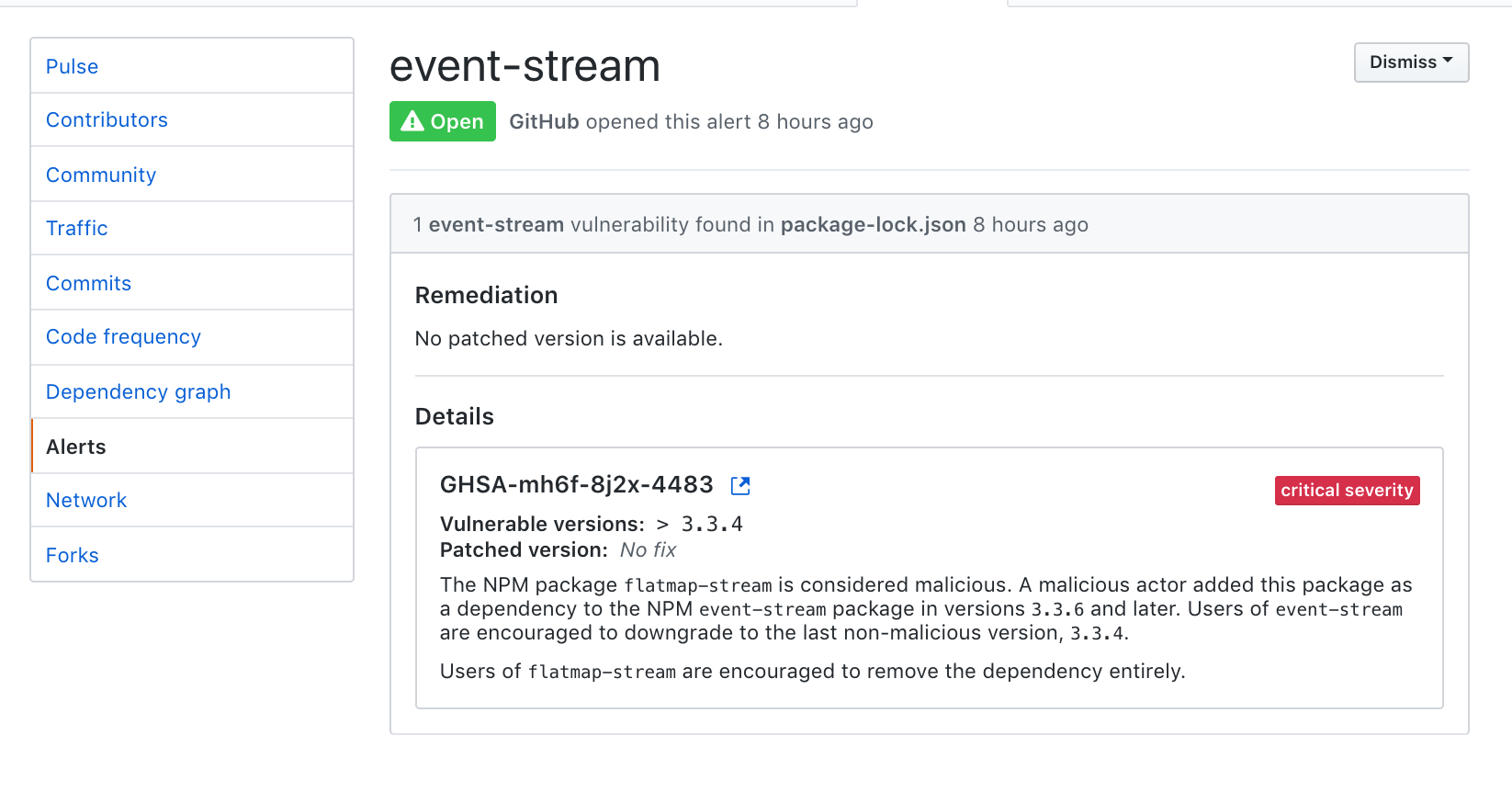 ⚠️event-stream vulnerability · Issue #5908 · facebook/create-react-app ...