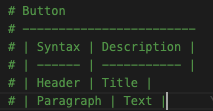 Notes section - rendering a table in markdown · Issue #52 · lookbook-hq ...