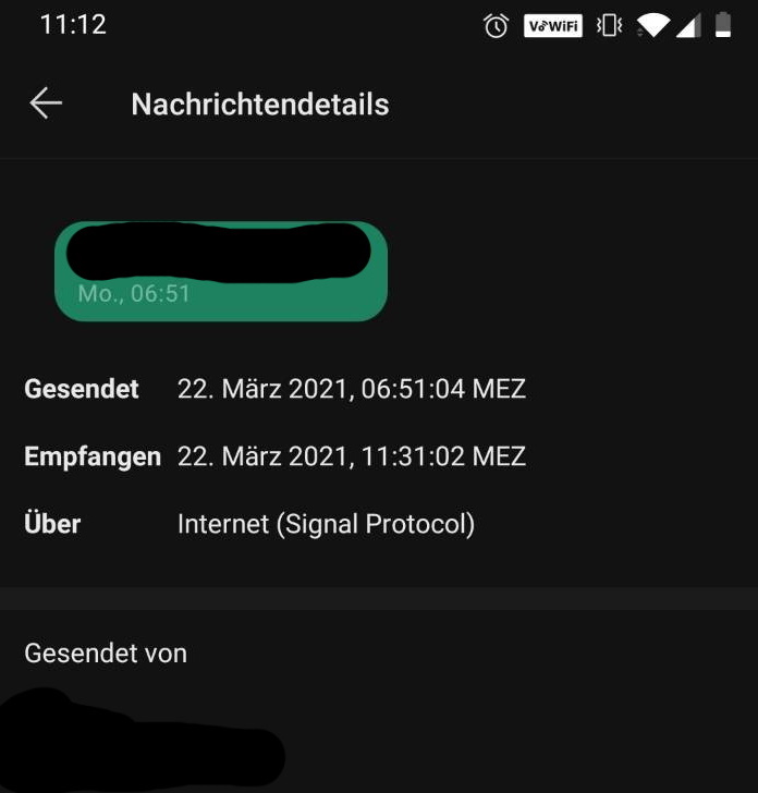 Messages are sometimes not delivered until a new message has been sent