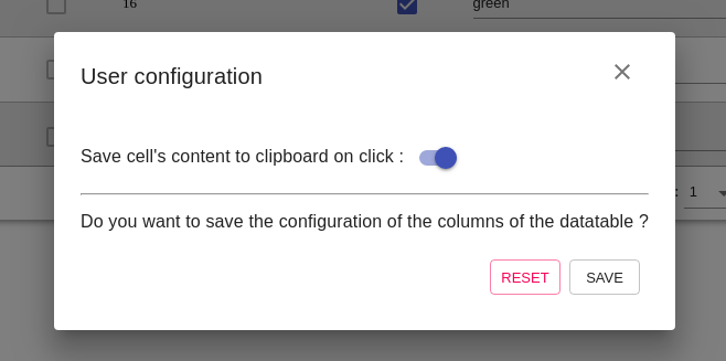 saveuserconfiguration
