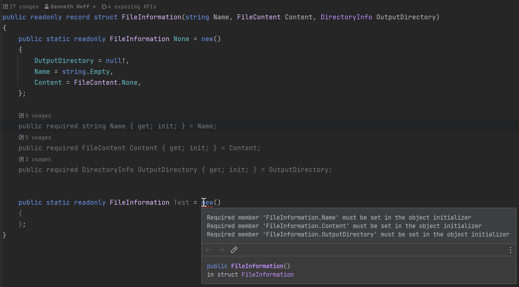 [Proposal] Required Properties · Issue #3630 · dotnet/csharplang · GitHub