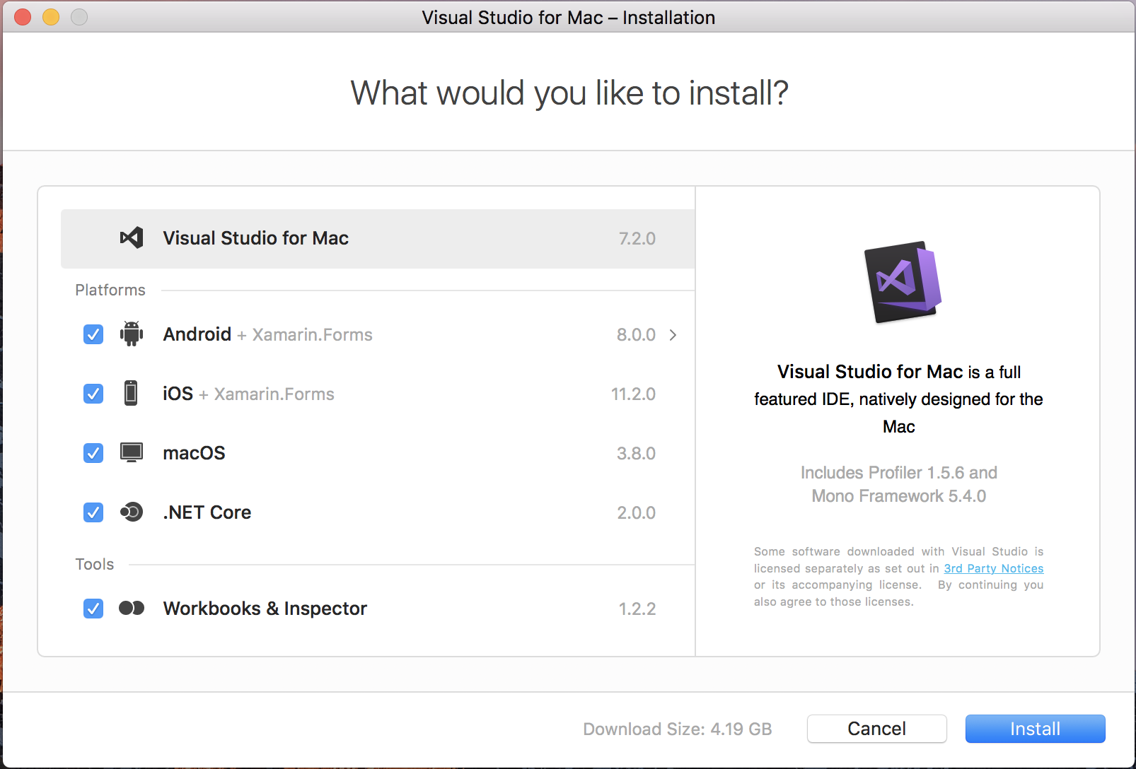 Xcode vs visual studio for mac