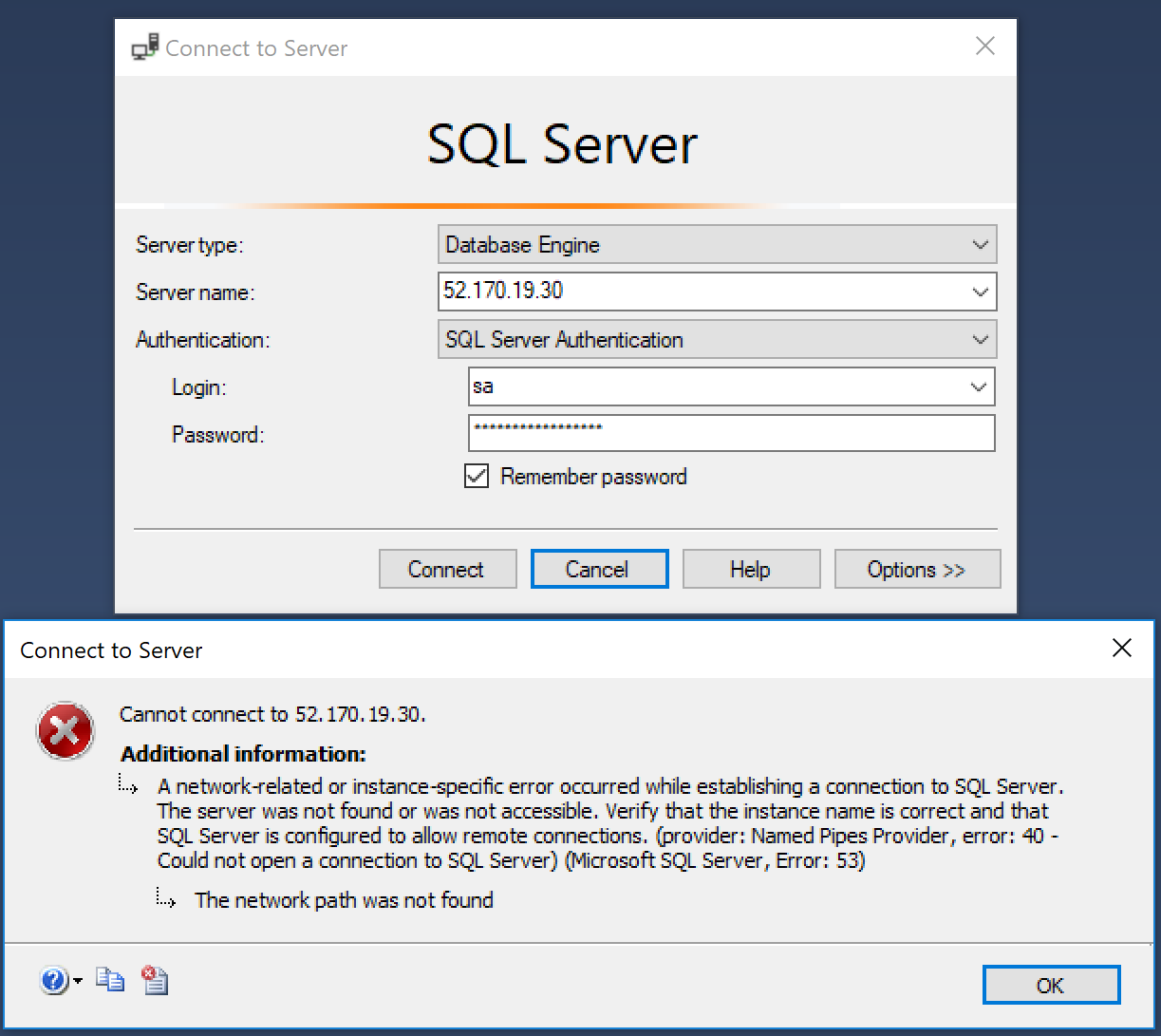 Why public port (1433 or mapped port) for SQL Server Windows Container ...