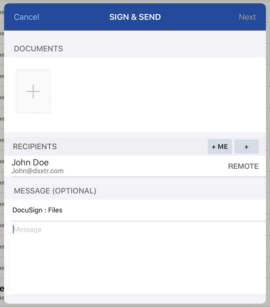 Signing document in iOS Application · Issue 47 · docusign/nativeios