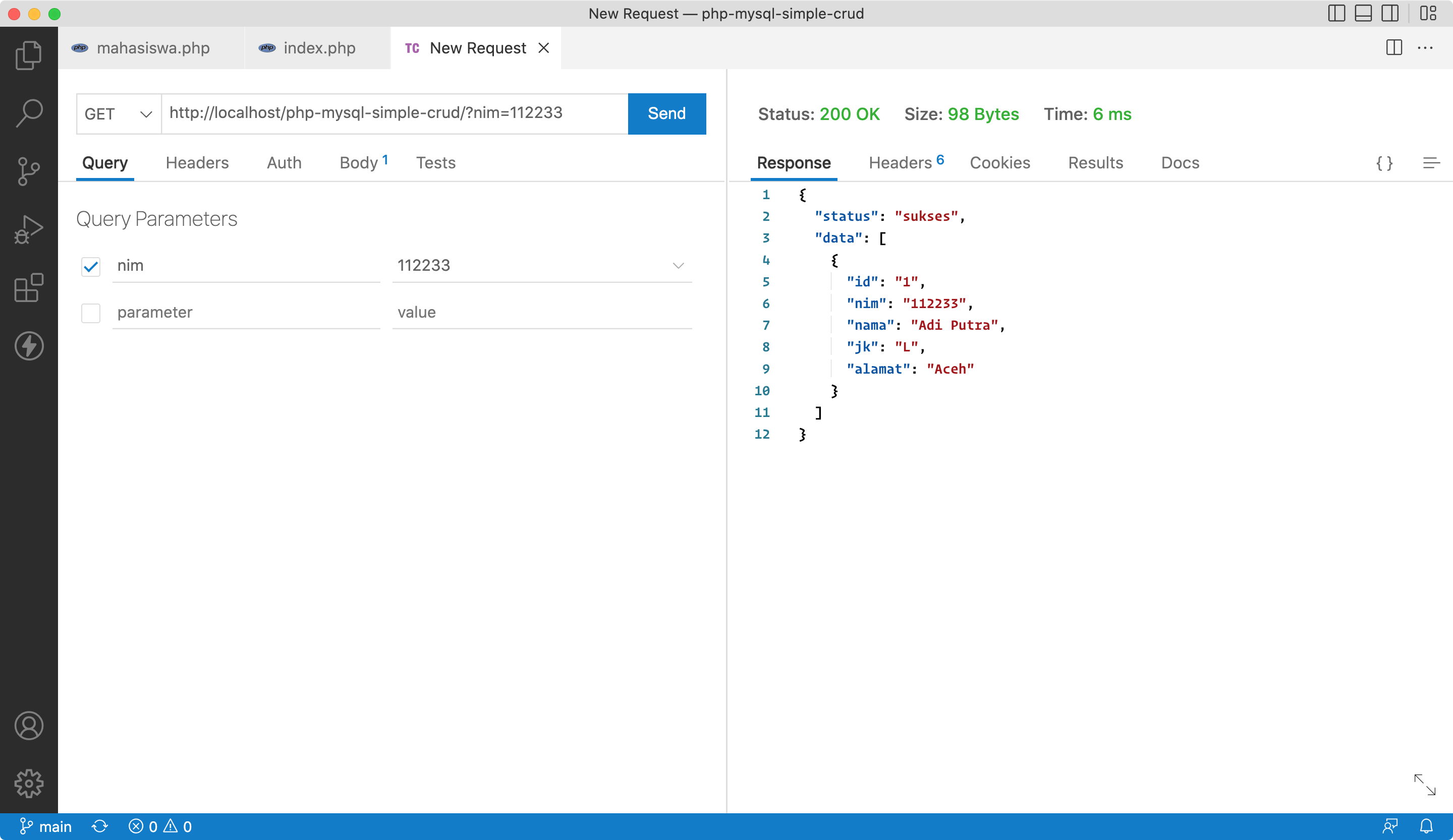 GitHub - reeyanto/php-mysql-simple-crud: Operasi REST API CRUD ... image.