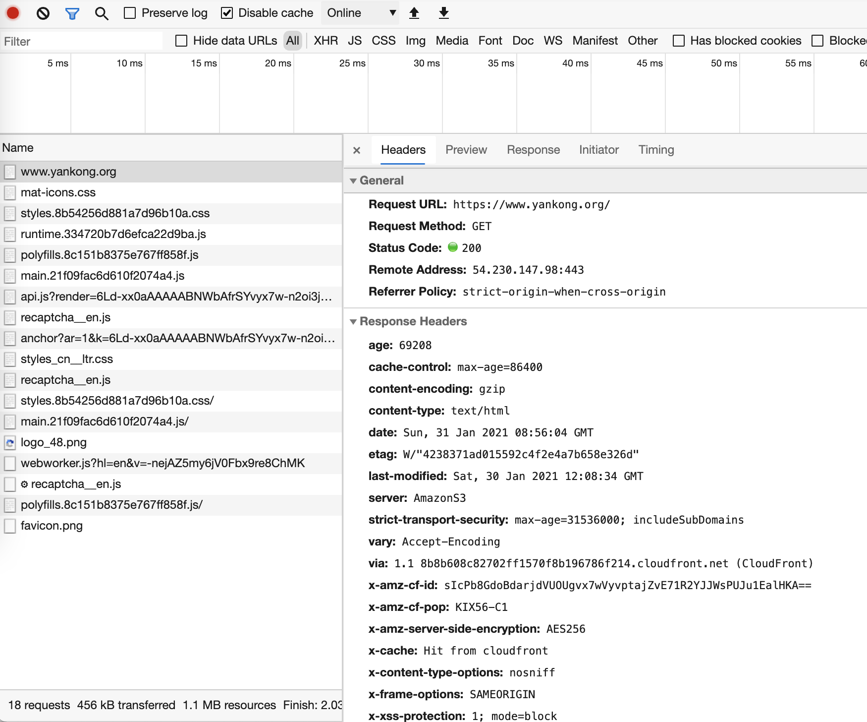 SPA index page accidentally cached for 86400 seconds in CloudFront edge  location · Issue #1522 · aws-amplify/amplify-hosting
