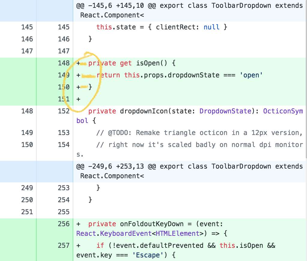 Diff additions and subtracts icon has too little right margin · Issue ...