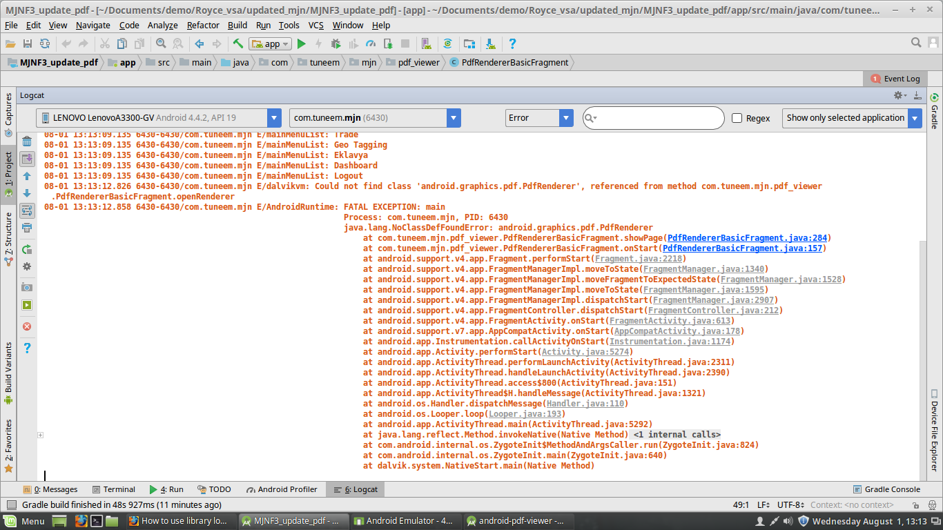 How to use library lower than API 21 · Issue #9 · voghDev/PdfViewPager ...