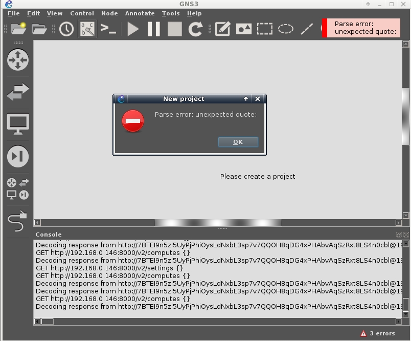 Cannot open a project: Parse error unexpected quote · Issue #1290 ...