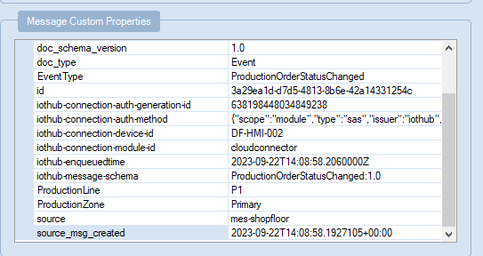 Azure Service Bus Queue Input Binding Receives Custom Message 