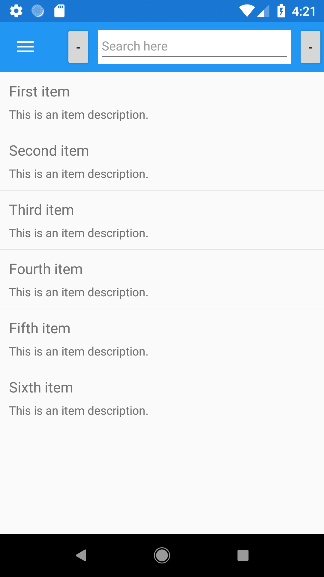 titleview - android