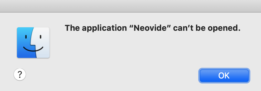 Neovide Icon App package from Releases doesn't run on OSX 10.15.4 · Issue #268 ...