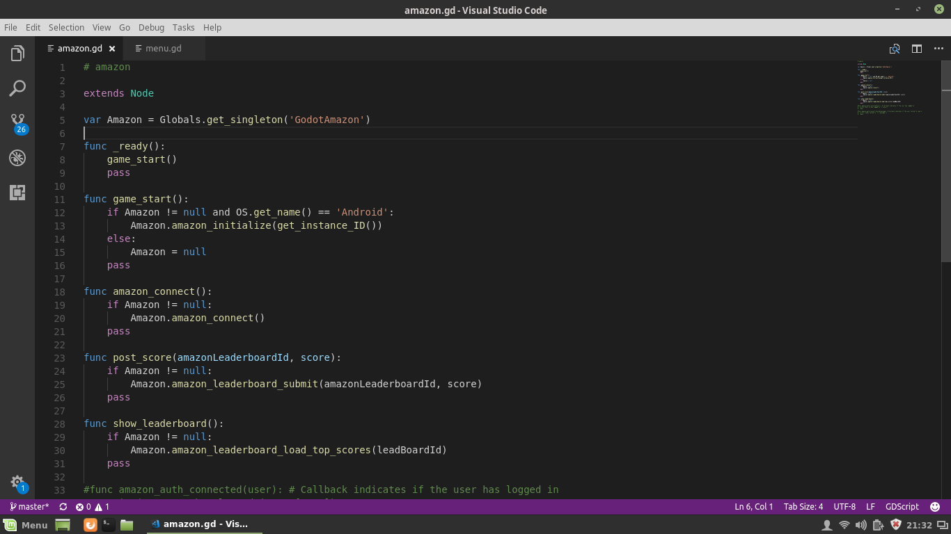 'WhispersyncClient.getGameData()' on a null object reference ...