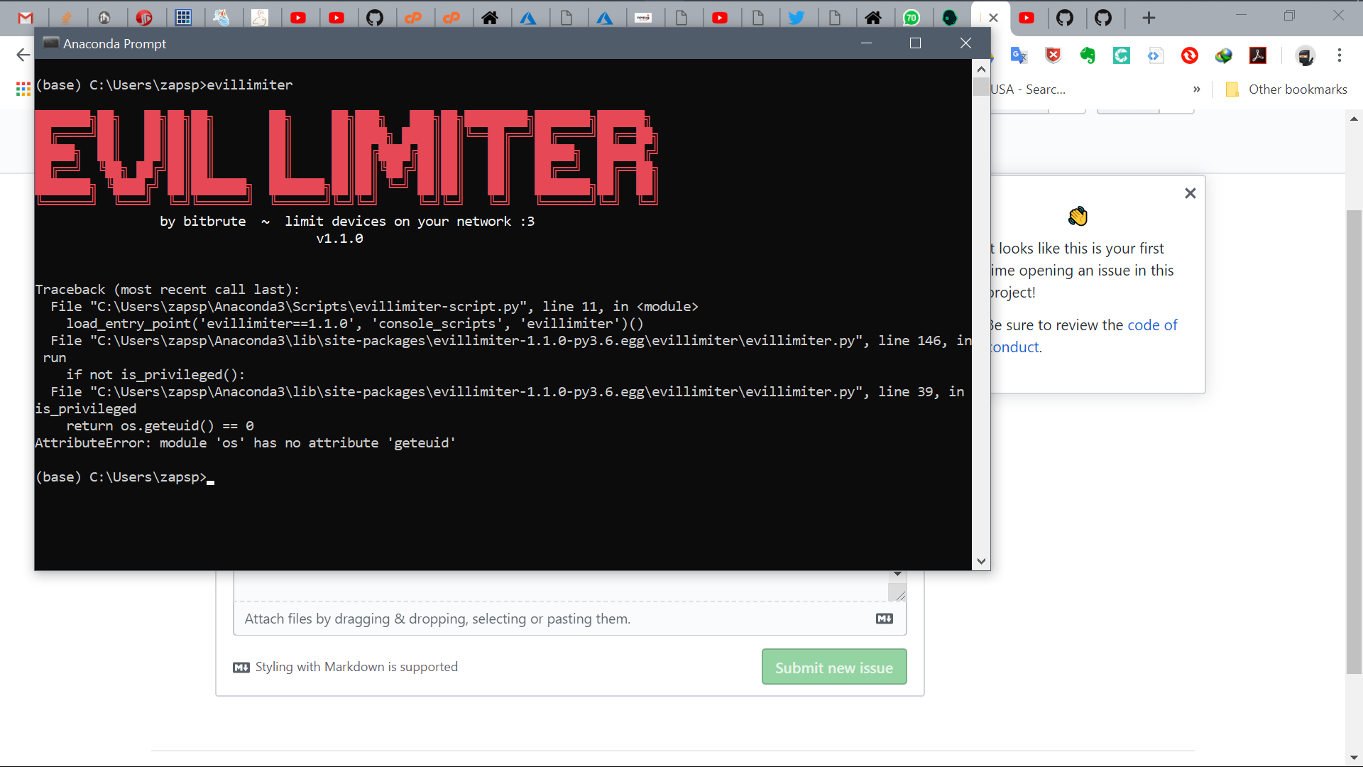 module 'os' has no attribute 'geteuid' · Issue 1 · bitbrute