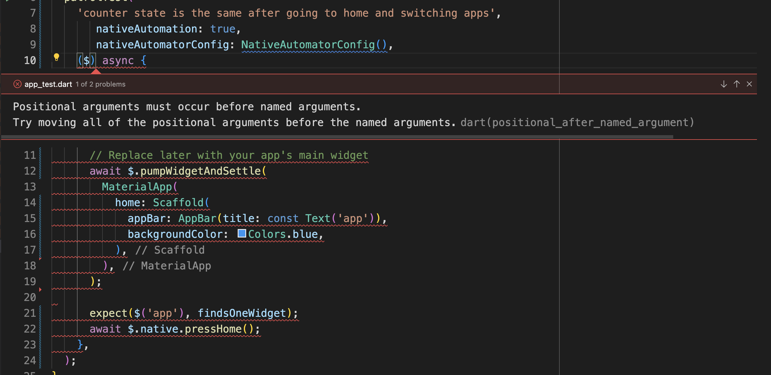Can only run tests on concrete device? · Issue #910 · leancodepl/patrol ...
