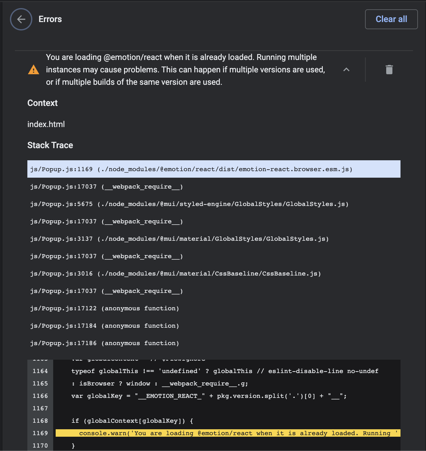 Silence @emotion/react Warning · Issue #16 · TeamCHK/yubaba · GitHub