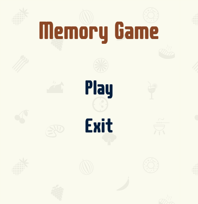 GitHub - sofnir/MemoryGame: MemoryGame in C++ with SFML-2.4.2