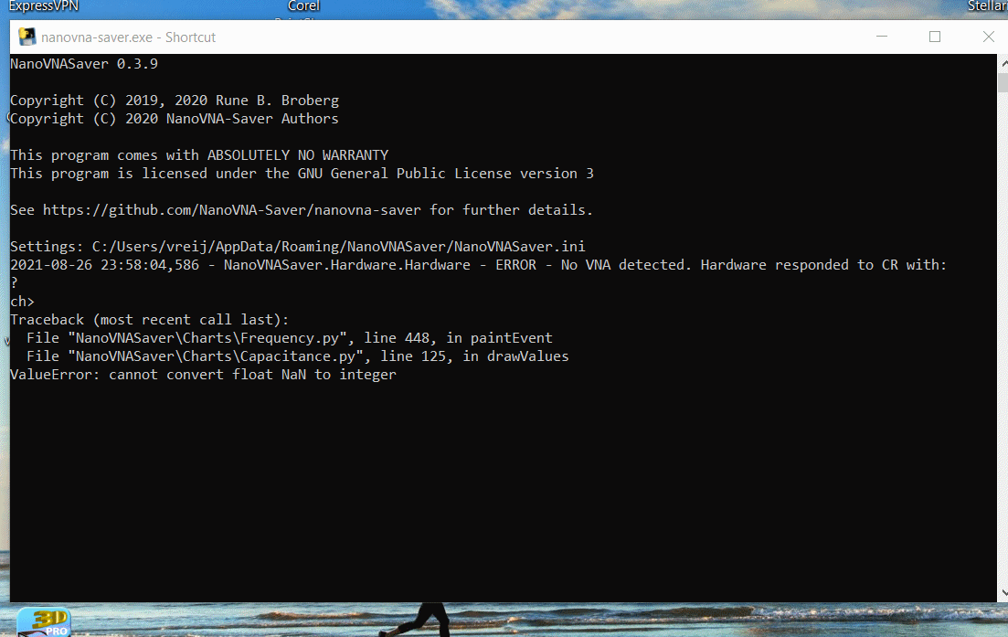 crash when changing 'Segments' form 1 to 4 · Issue #425 · NanoVNA-Saver ...
