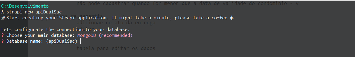 I can't create a new strapi project · Issue #1927 · strapi/strapi · GitHub