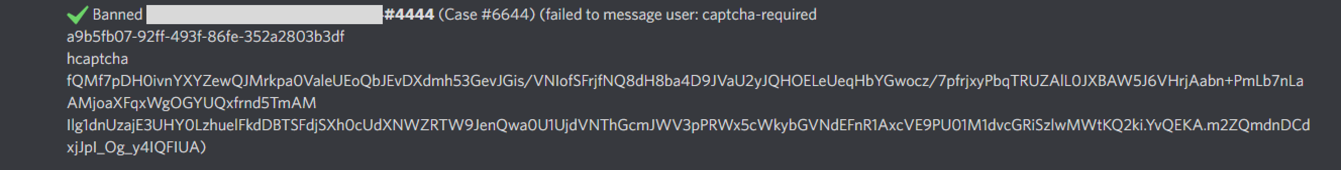 Bots are getting CAPTCHA'd for sending the first message in a DM ...