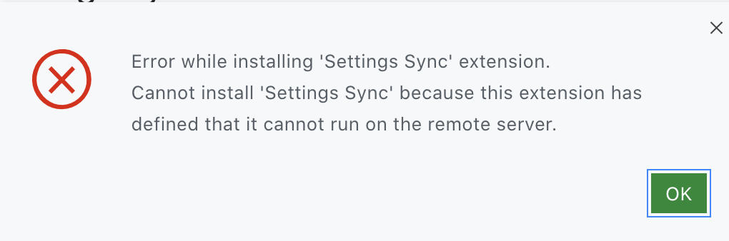 Improve Error Dialog when an extension requires an UI extension host ...