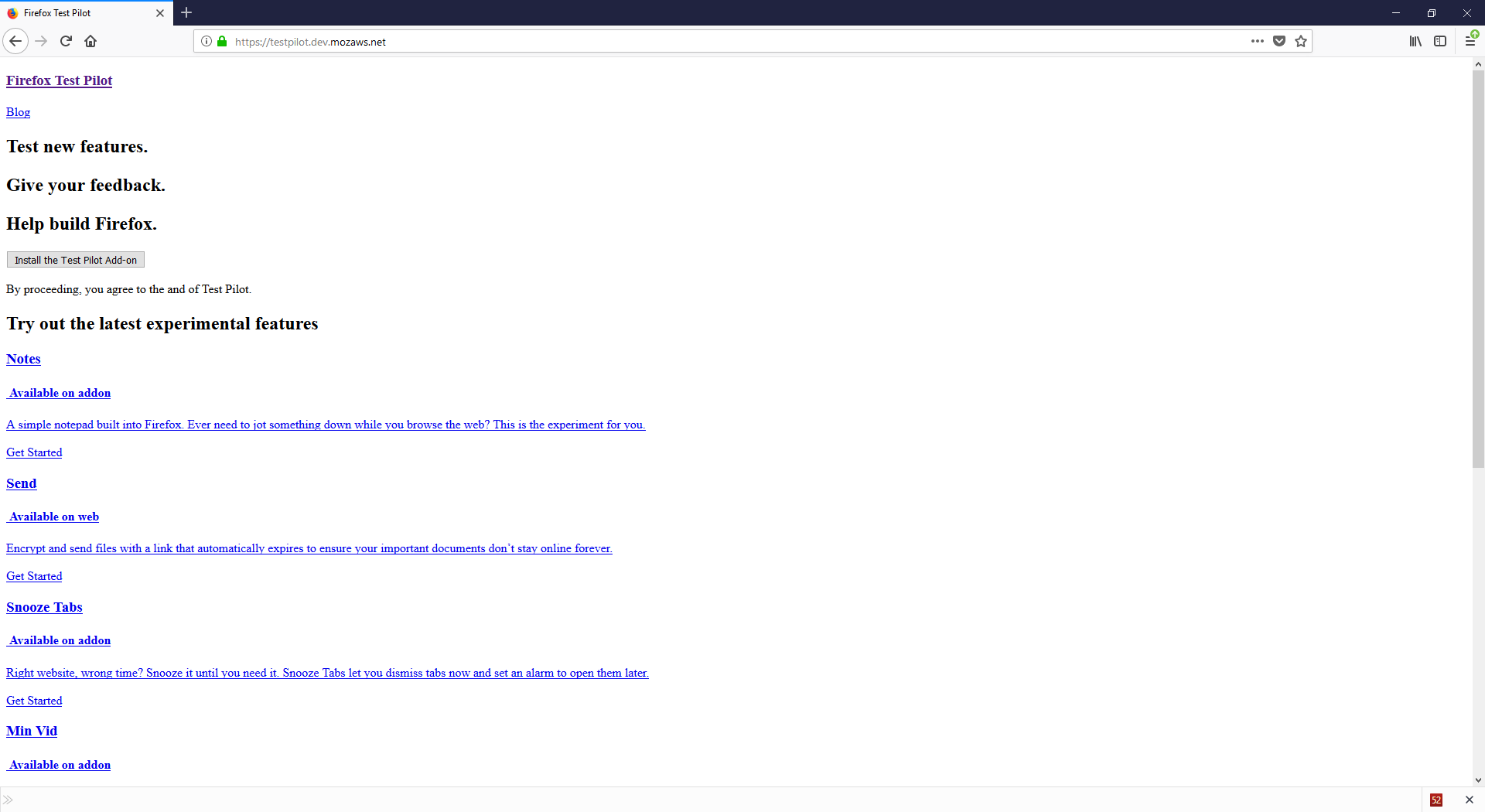 Test Pilot Homepage lacks the CSS formatting · Issue #3136 · mozilla ...