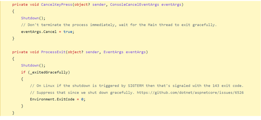 Detached ProcessExit() make the main process exit at once with SIGTERM ...