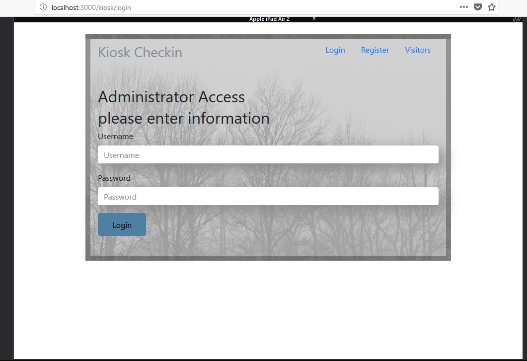 GitHub - genriquez1/Kiosk-Checkin: Kiosk Application