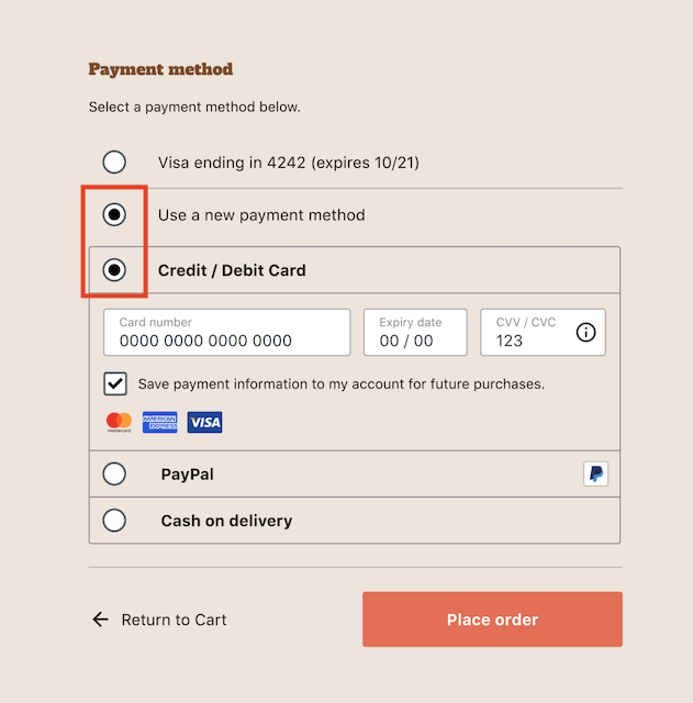 Checkout: update design of the payment methods · Issue #2628 ...