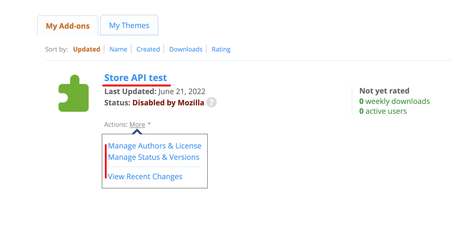 Link is not working · Issue #1418 · mozilla/addons · GitHub