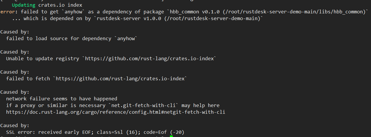 rustdesk-server-demo error · Issue #194 · rustdesk/rustdesk · GitHub