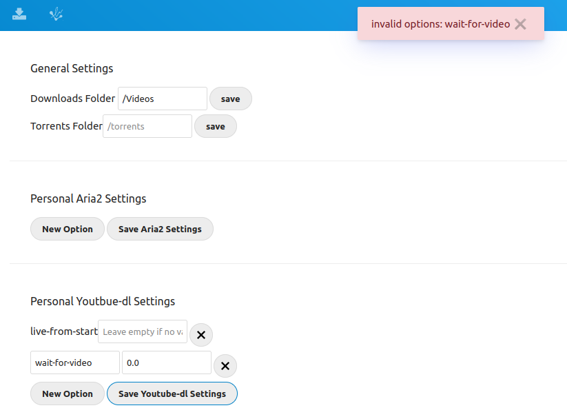[yt-dlp] option `wait-for-video` not available · Issue #76 · shiningw ...
