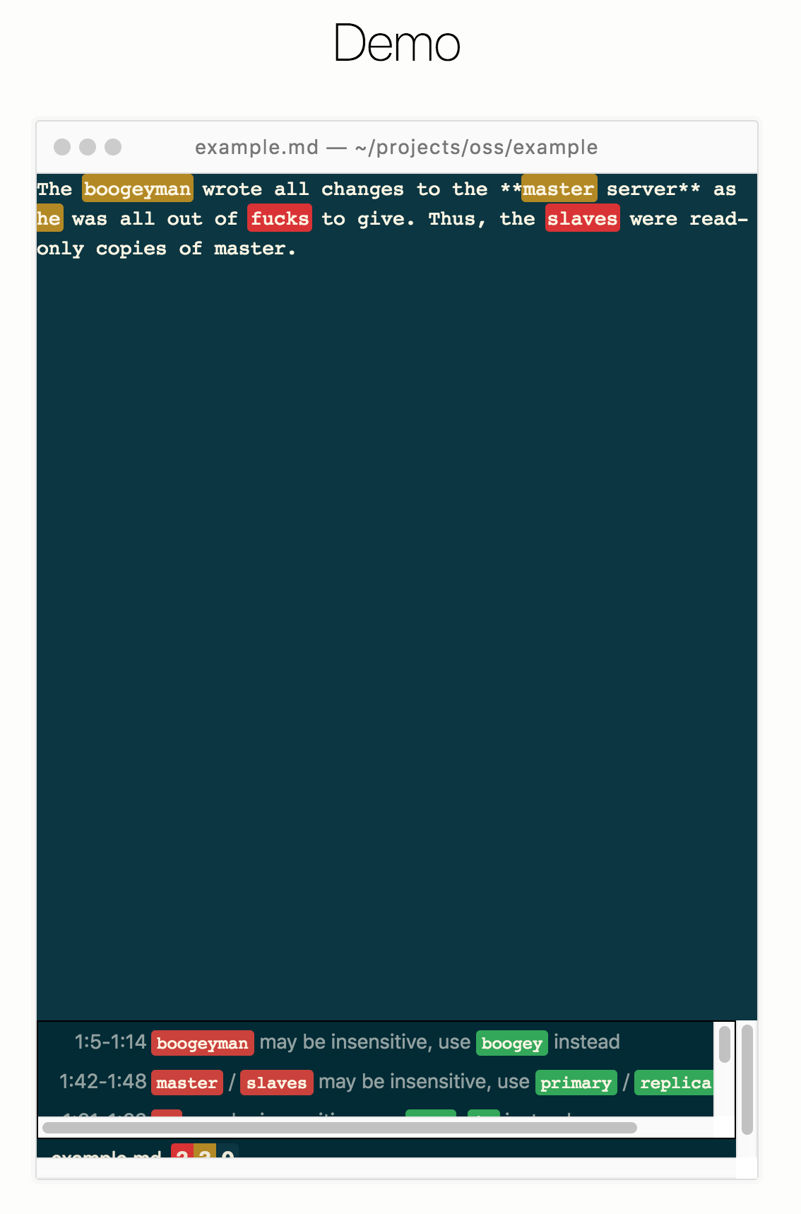 Excessive scrollbars on demo · Issue #187 · get-alex/alex · GitHub