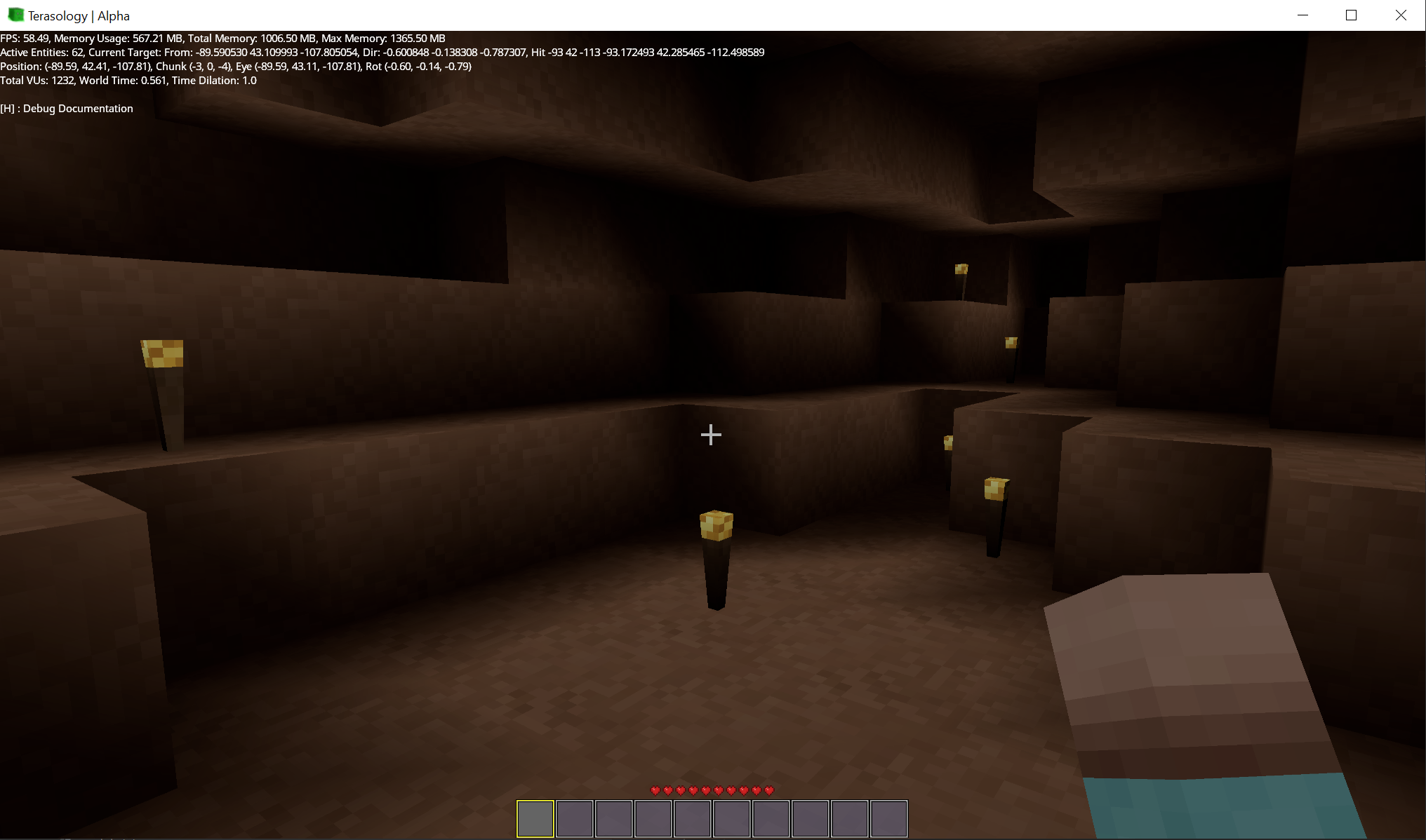 An example of torches generated with askneller's work
