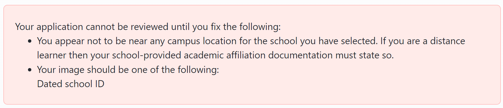 GitHub Education not verifying despite being on campus · community ...