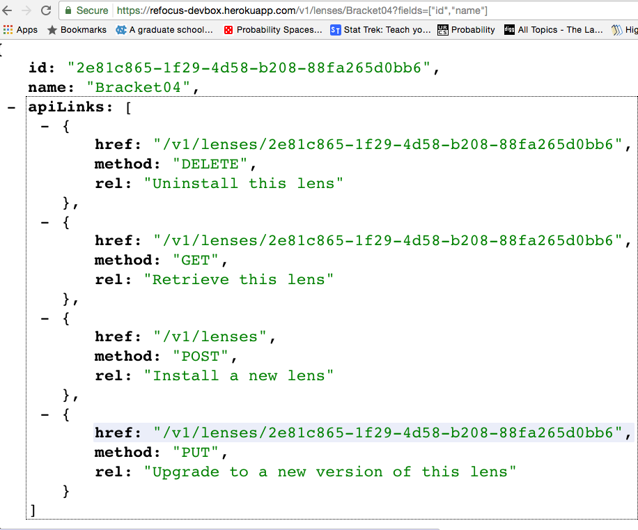 GET lenses with key doesn't return specified fields · Issue #393 ...