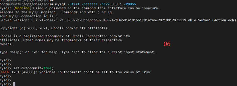 set autocommit=true problem · Issue #2873 · actiontech/dble · GitHub
