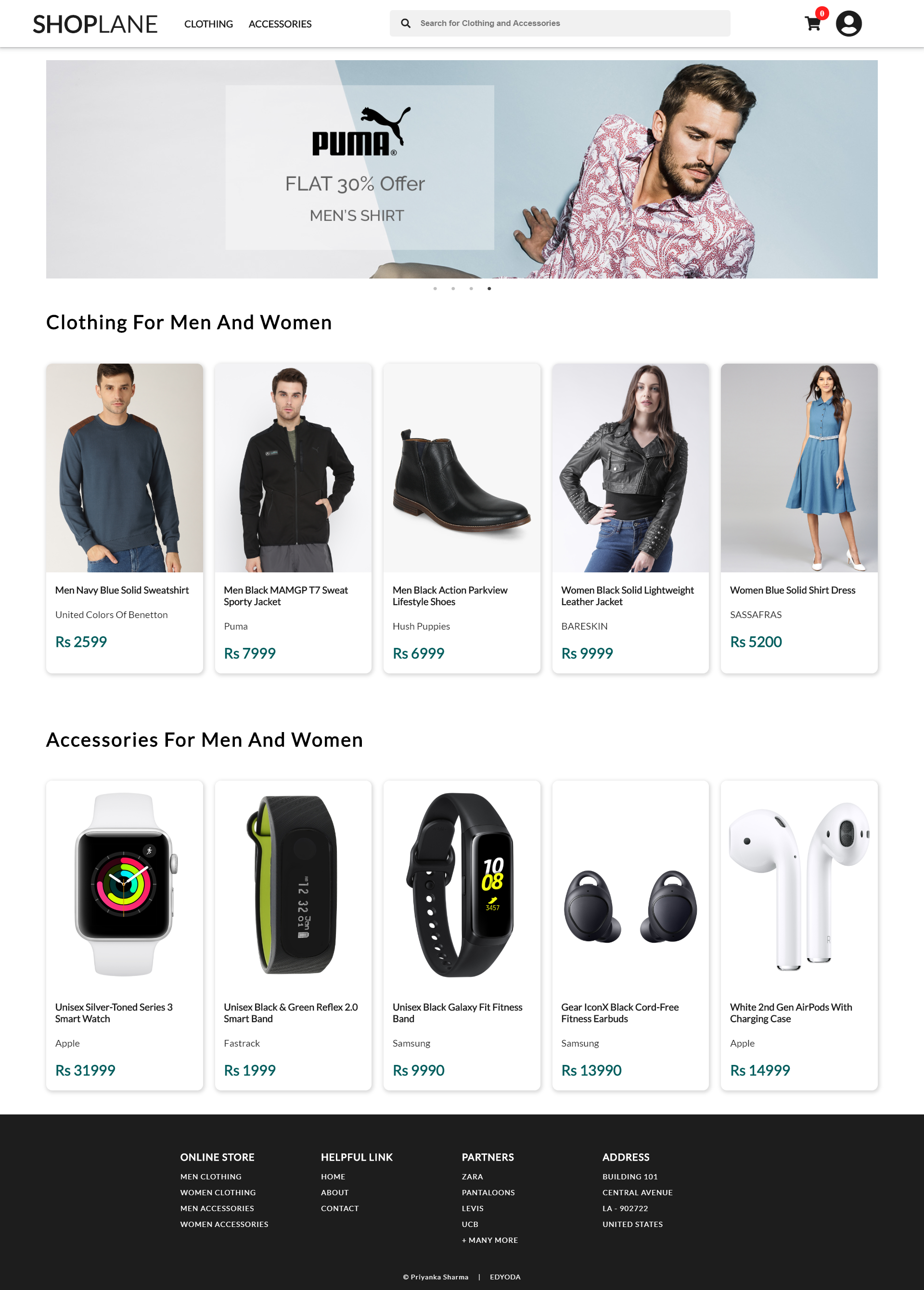 How To Make Ecommerce Website Using HTML And CSS Step By Step