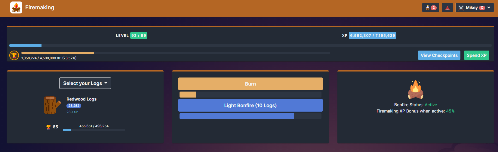 Controlled Heat Potion Incorrect Bonfire · Issue 676 · MelvorIdle