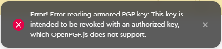 Keys with designated revokers cannot be imported · Issue #727 ...