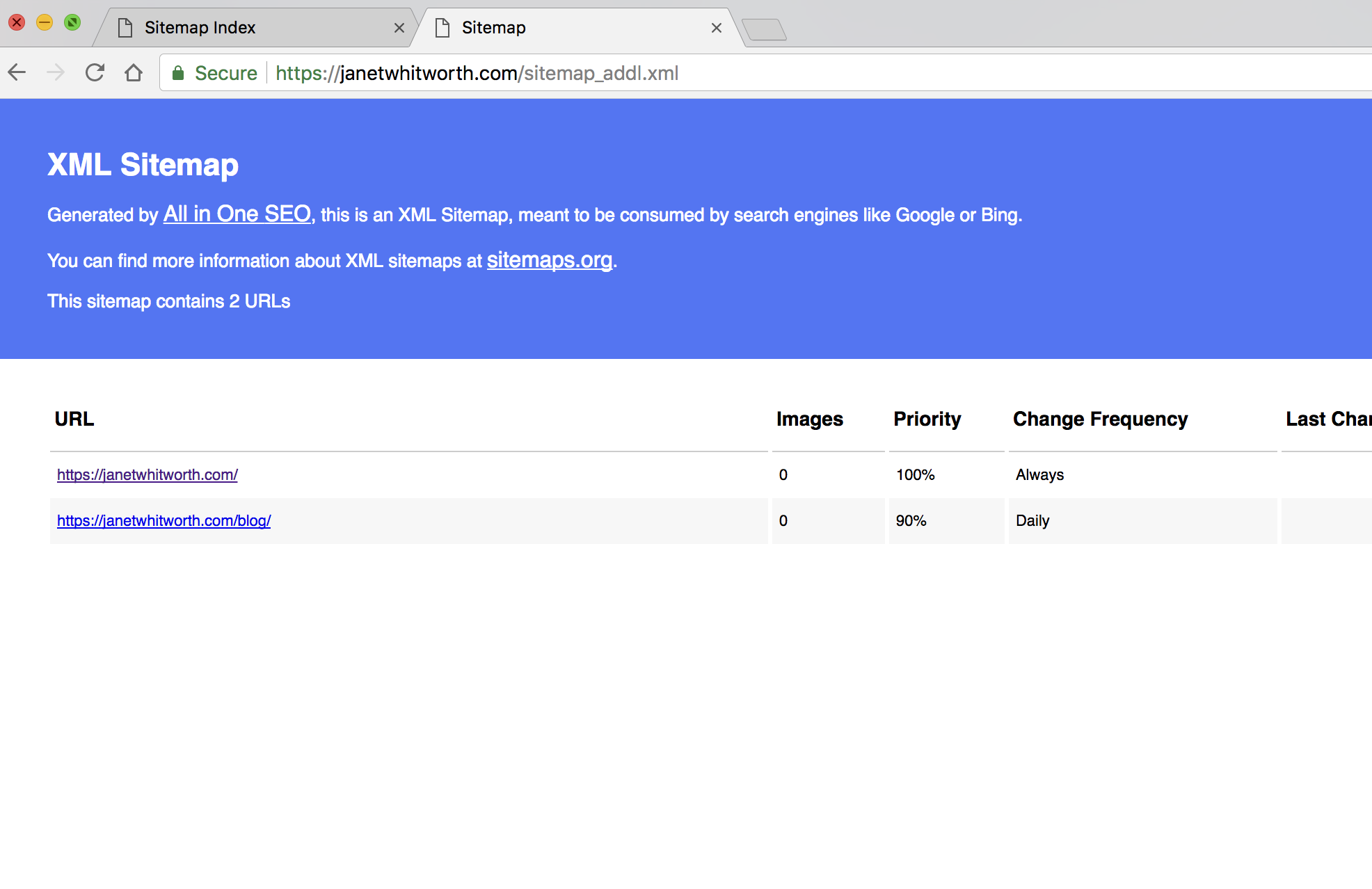 sitemap 404 for compression issue 1401 semperfiwebdesign all in