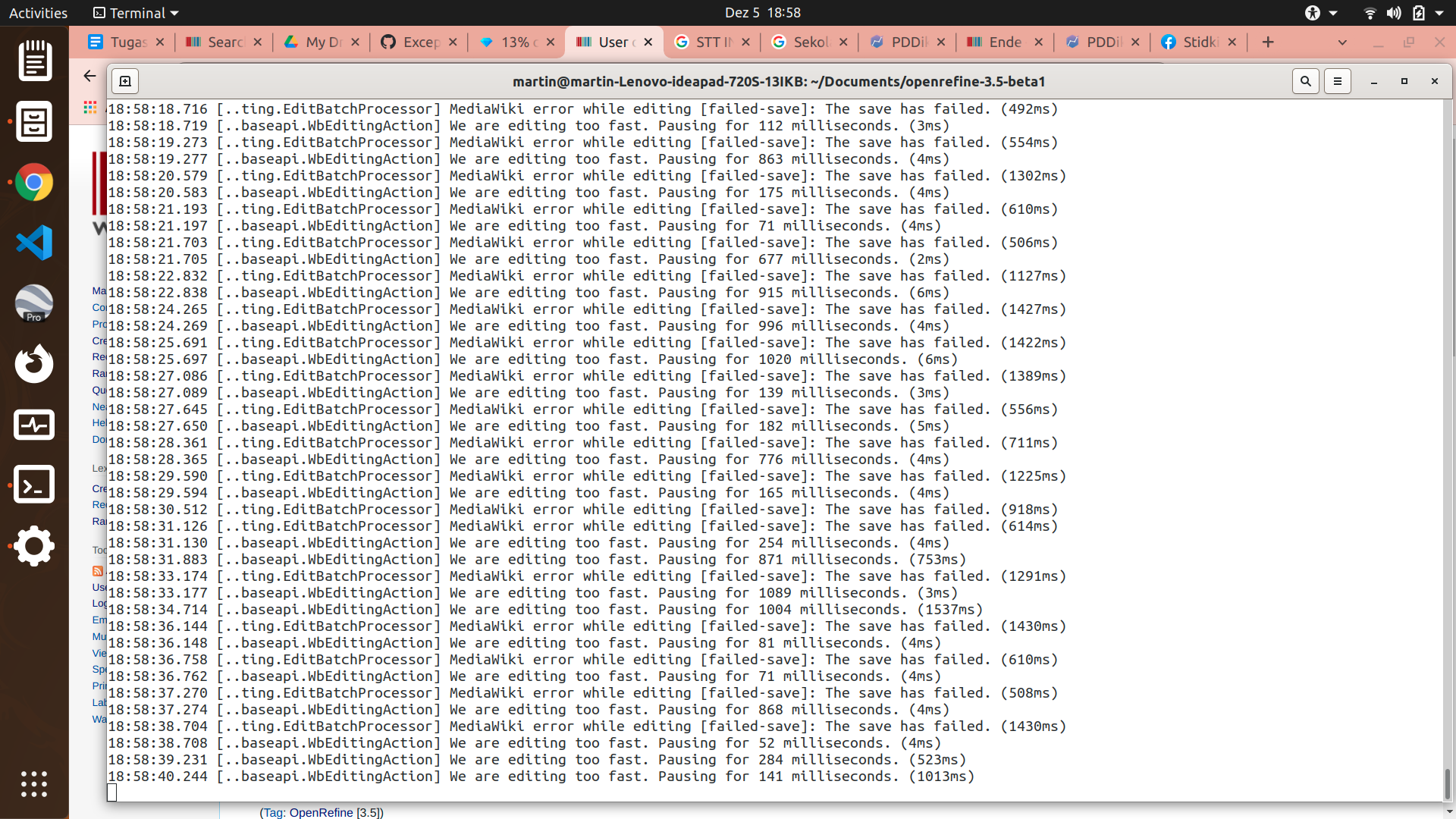 Exception caught java.lang.NullPointerException · Issue 128 · wetneb